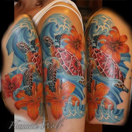 Tattoos - tropical sleeve - 116302